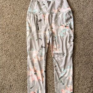 RBX Kids Leggings with Pastel Floral Design